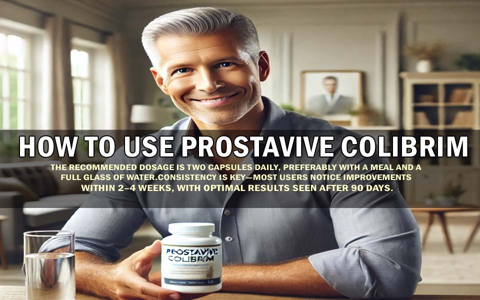 How to Use Prostavive Colibrim
